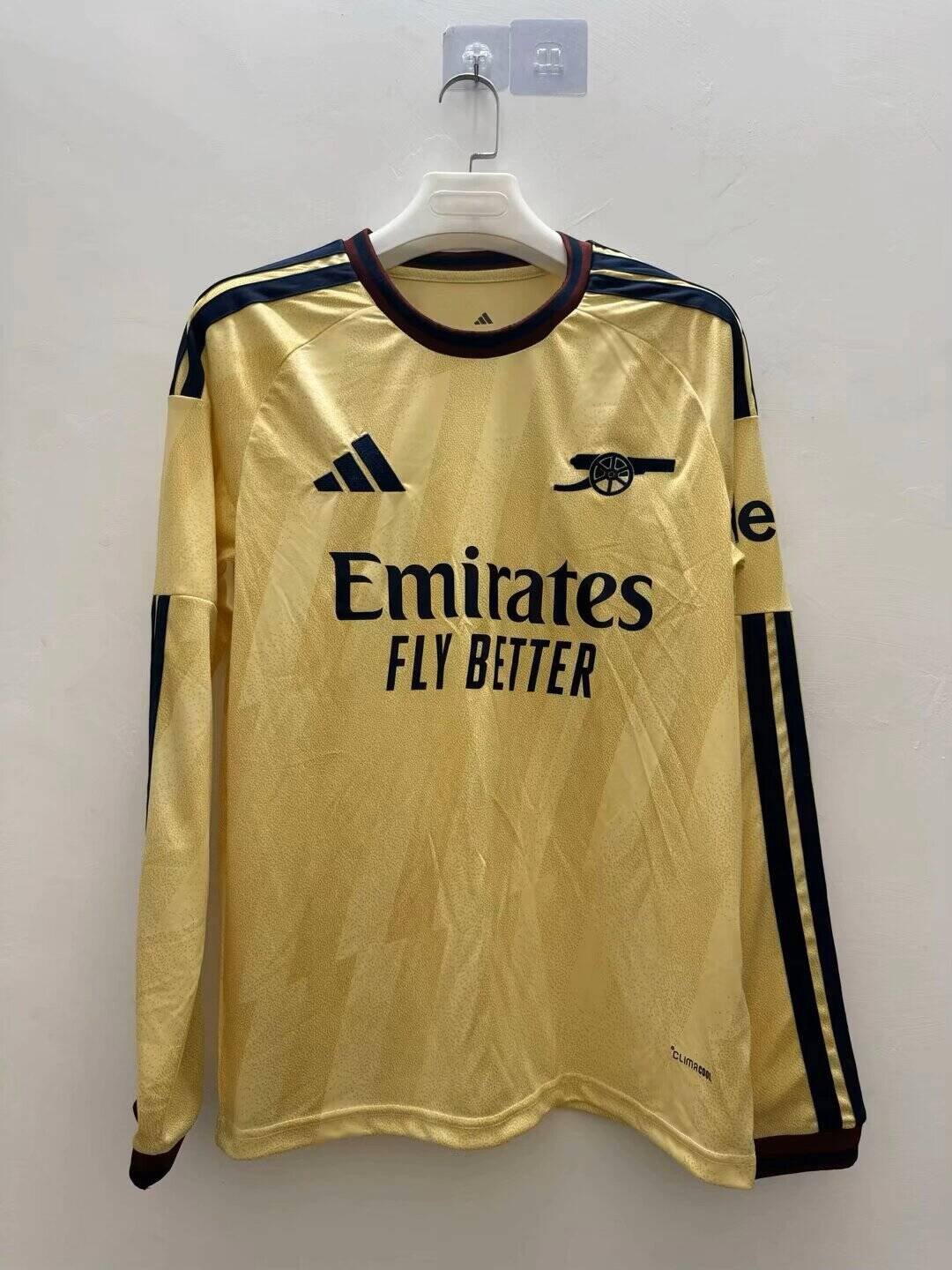 b710b9f7 (S-4XL) 2026-2027 Arsenal 2nd Away Yellow Soccer Long sleeves Jersey AAA - Image 1