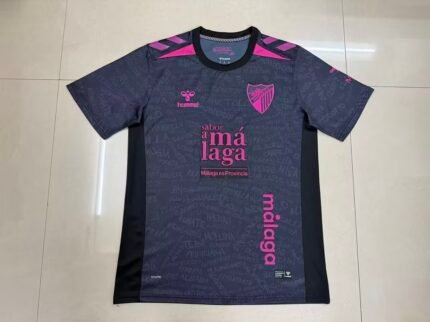 2026-27 Málaga Third Away Black Soccer Jersey AAA