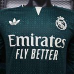 Player version 2026-2027 Real Madrid Away Green Long sleeves Soccer Jersey AAA - Image 3