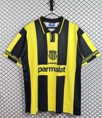 Retro version1996-97 Penarol Home Yellow Black  Soccer Jersey AAA