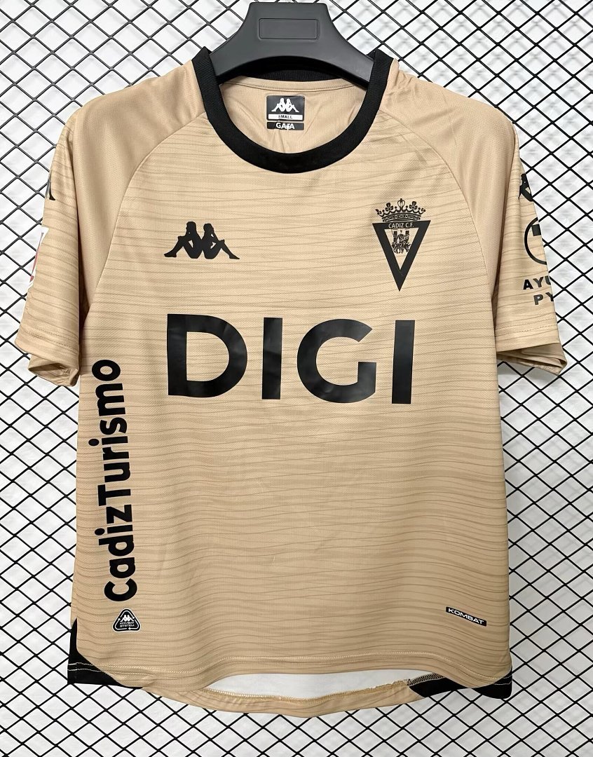c0550a8d 2026-27 Cádiz CF Third Away Khaki Soccer Jersey AAA - Image 1
