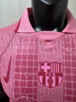 Player version 26-27 Barcelona Pink Soccer Jersey AAA - Image 3