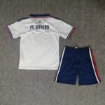 2026-2027  Bayern Away White kids/youth  Soccer uniform - Image 2