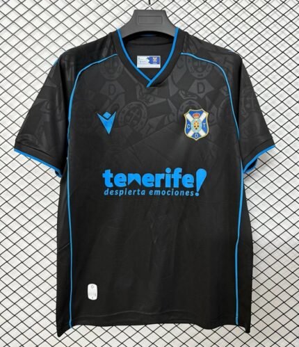26-27 CD Tenerife Away Black Thailand Soccer Jersey AAA