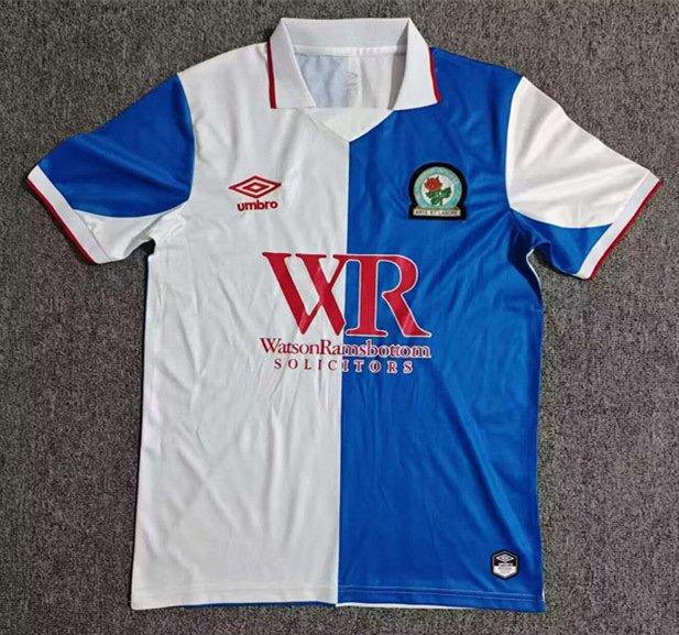 ce123652 2026-2027 Blackburn Rovers Home Blue White Soccer Jersey AAA - Image 1
