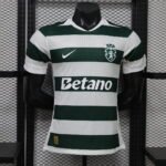 Player version 2026-2027 Sporting Lisbon Home White Green Soccer Jersey AAA