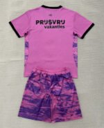 26-27 Feyenoord Goalkeeper  Purple Kids/Youth Soccer Uniform - Image 2
