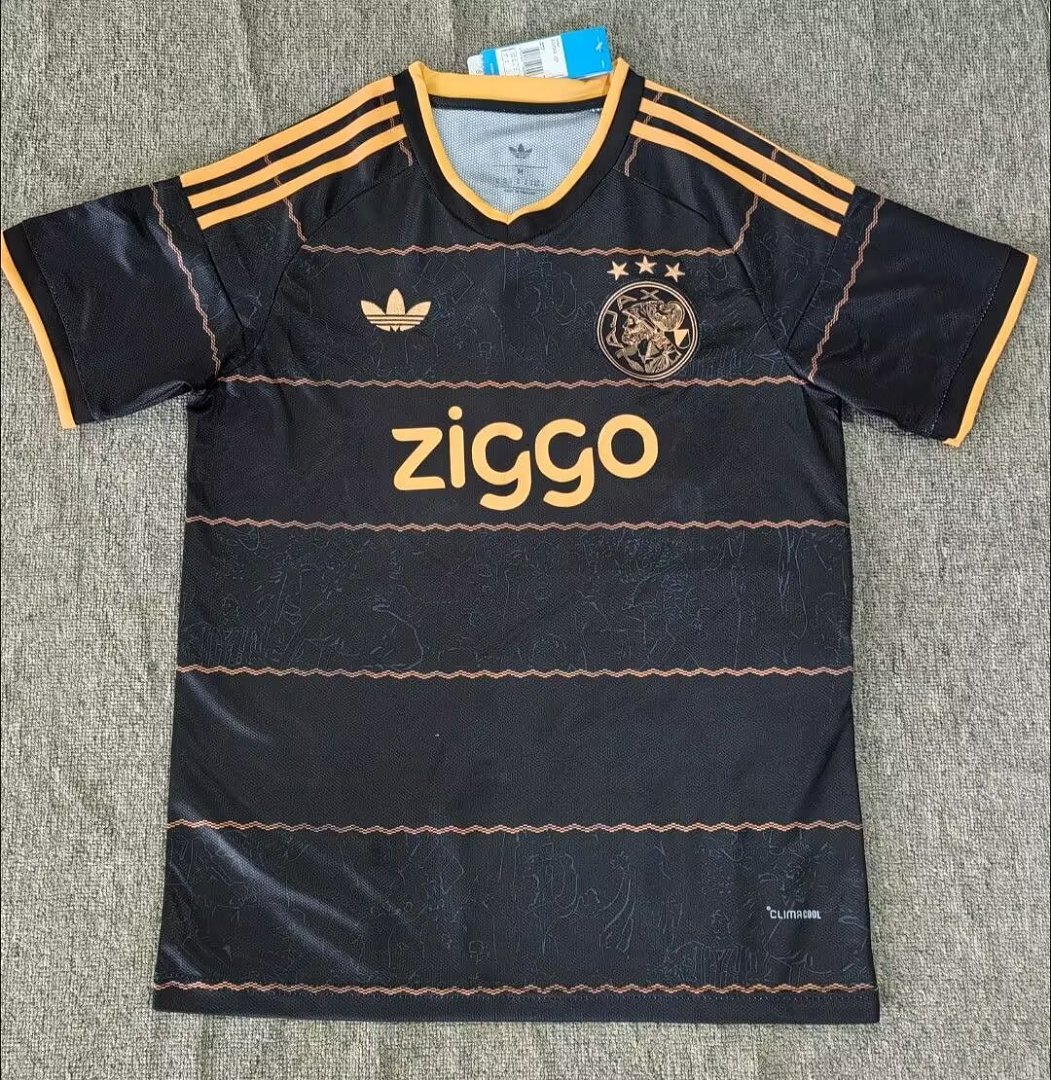 d00d2261 2026-27 Ajax Away Black Soccer Jersey AAA - Image 1
