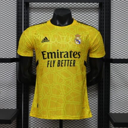 Player version 26-27 Real Madrid Yellow Soccer Jersey AAA
