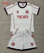26-27 Aberdeen Away White Kids/Youth Soccer Uniform