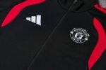 26-27 Manchester United Red Black Thailand Soccer Jacket Uniform - Image 2