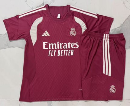 2026-27 Real Madrid Pink Short Soccer Uniform