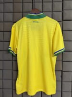 Retro version 1994 Brazil Home Yellow  Soccer Jersey AAA - Image 2