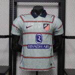 Player version 26-27 Atletico Madrid 2nd Away Grey Soccer Jersey AAA