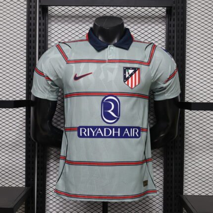 Player version 26-27 Atletico Madrid 2nd Away Grey Soccer Jersey AAA