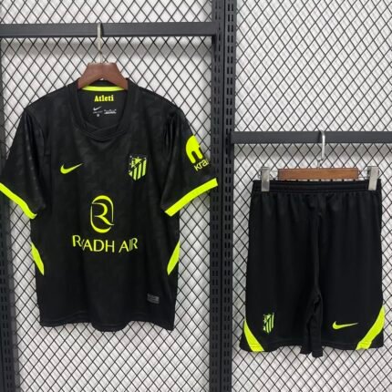 2026-27 Atletico Madrid Away Black Soccer Uniform