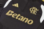 26-27 Flamengo Black Thailand Soccer Tracksuit Uniform - Image 2