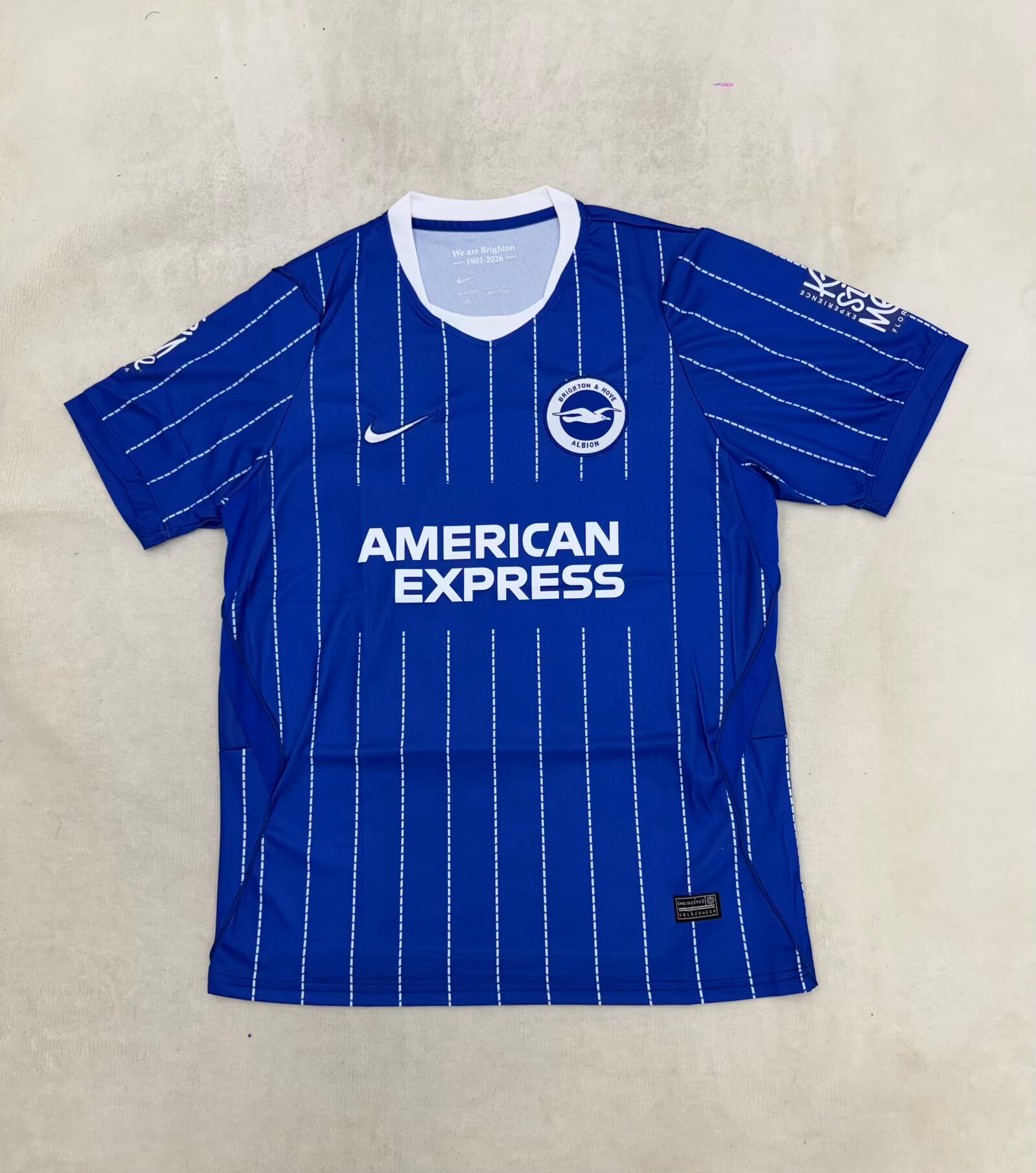 de6a8722 2026-2027 Brighton Home Blue Soccer Jersey AAA - Image 1