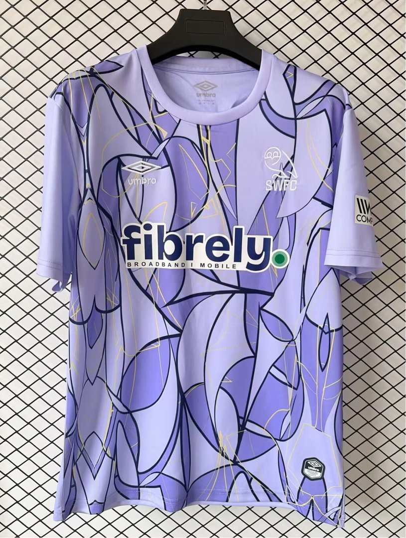 e037a058 26-27 Sheffield United Goalkeeper Purple Soccer Jersey AAA - Image 1