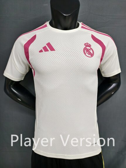 Player version 26-27 Real Madrid  White Soccer Jersey AAA