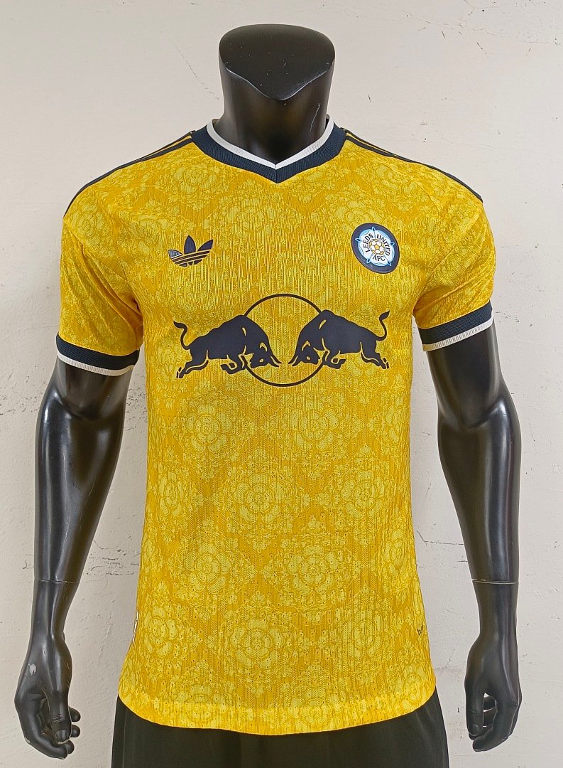 e5611c40 Player Version 2026-27 Leeds United Away Yellow Soccer Jersey AAA - Image 1