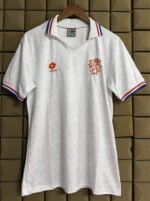 Retro version 1995 Netherlands Away White  Soccer Jersey AAA