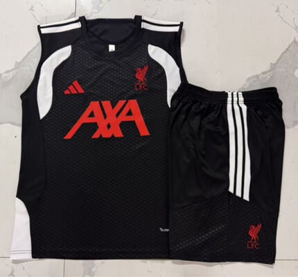 2026-27 Liverpool Black Vest Soccer Uniform