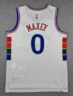 2026  NBA  Philadelphia 76ers White  #0 Jersey - Image 2