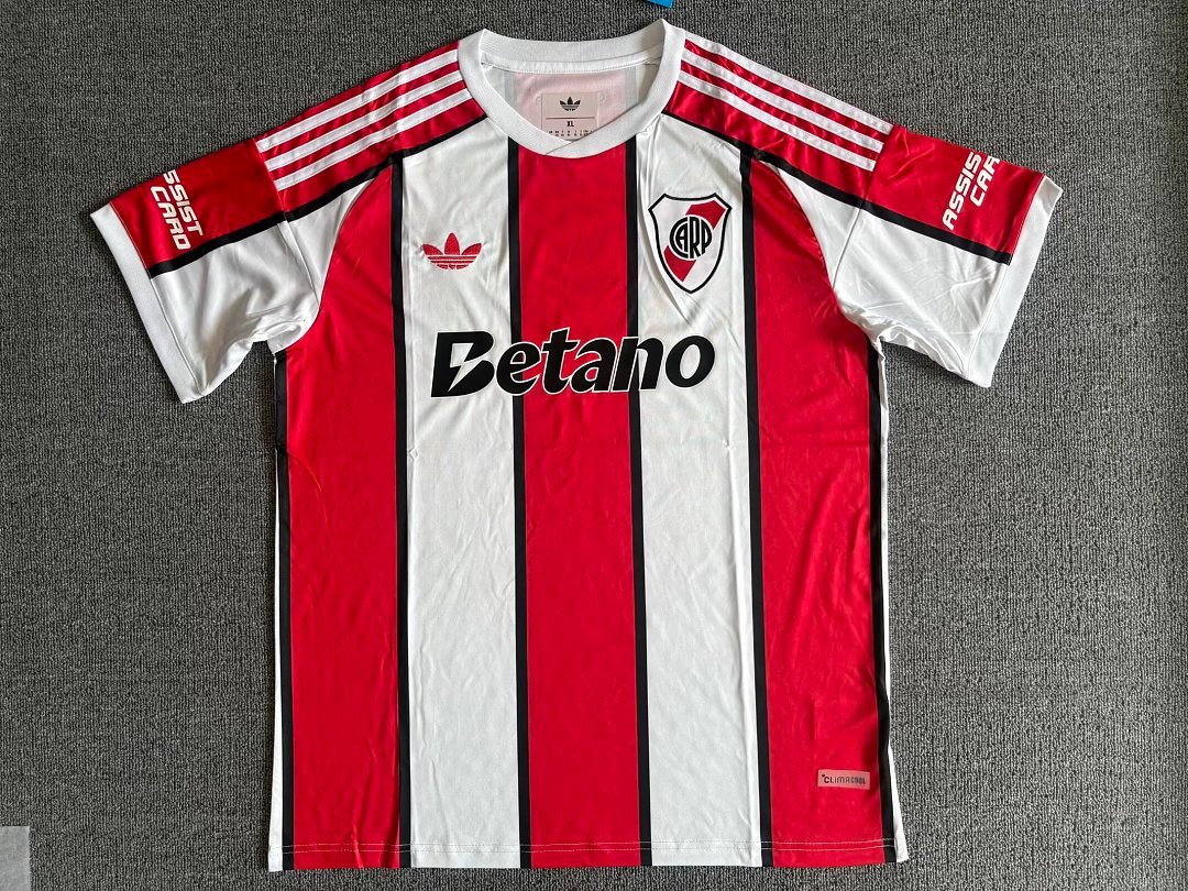 eef80340 2026-2027 River Plate Away Red White Soccer Jersey AAA - Image 1