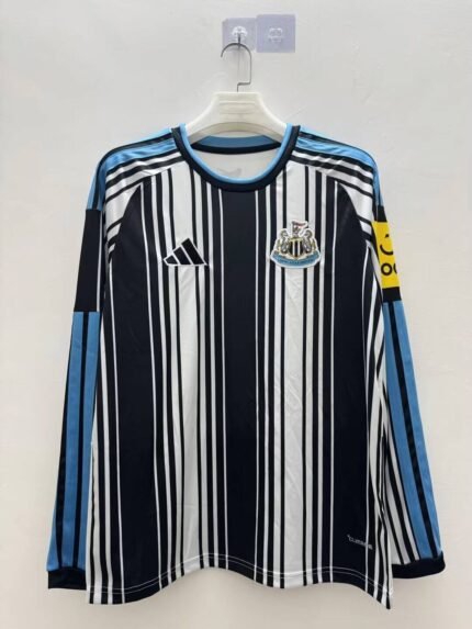 （S-4XL） 2026-2027 Newcastle United Home Black White Soccer Long sleeves Jersey AAA