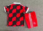 2026-2027 Fulham Away Red Black kids/youth  Soccer uniform - Image 2