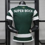 Player version 2026-2027 Sporting Lisbon Home White Green Soccer Jersey AAA - Image 2