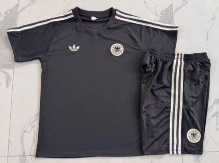 2026-27 Germany Dark Blue Tracksuit short Soccer Uniform