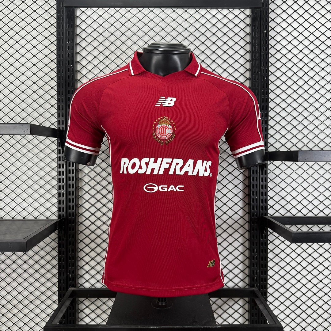 f3e3ca50 Player version 2026-27 Toluca Third Away Red Soccer Jersey AAA - Image 1