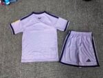 26-27 Newcastle United Third  Away Light Purple Kids/Youth Soccer Uniform - Image 2