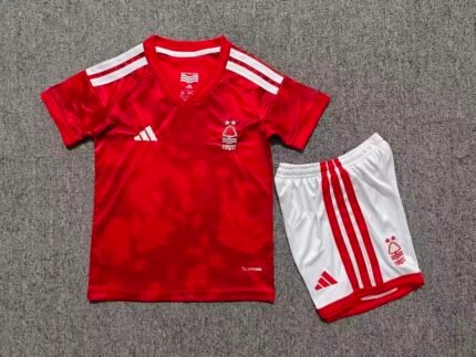 2026-2027 Nottingham Forest Home Red kids/youth  Soccer uniform