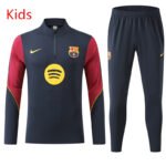 2026-27 Barcelona Royal Blue Soccer kids Tracksuit Uniform