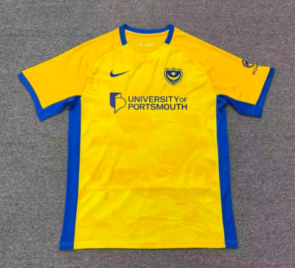 2026-2027 Portsmouth  Away Yellow Soccer Jersey AAA