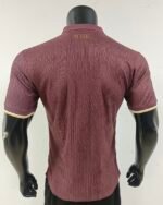 Player version 26-27 Monaco Away Red Thailand  Soccer Jersey AAA - Image 2