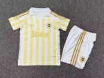 2026-27 Fenerbahce  Away White Yellow kids/youth Soccer uniform