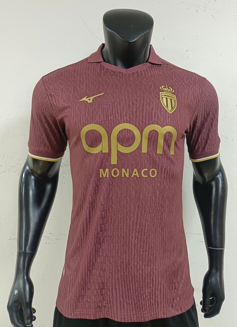 fdd360c1 Player version 26-27 Monaco Away Red Thailand Soccer Jersey AAA - Image 1
