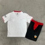 2026-27 Valencia Home White kids/youth Soccer uniform - Image 2