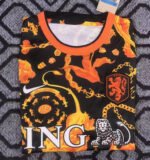 2026-2027 Netherlands Orange Black Training  Soccer Jersey AAA - Image 3