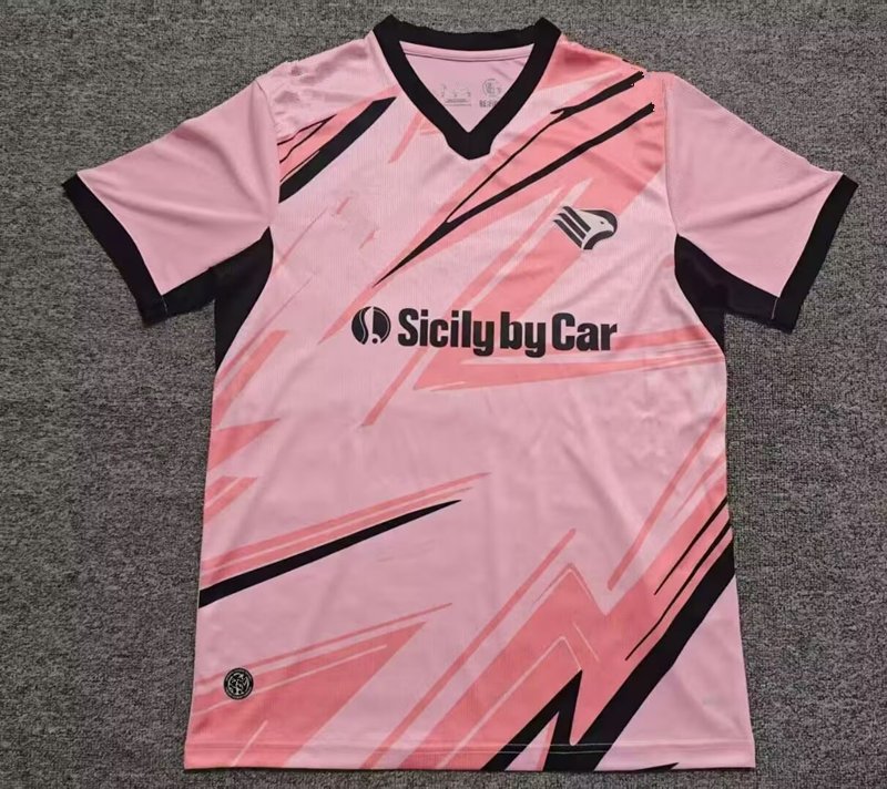 psc (1) 2026-2027 Palermo Home Pink Soccer Jersey AAA - Image 1