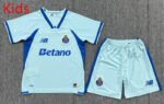 26-27 Porto 2nd Away Light Blue Kids/Youth Soccer Uniform