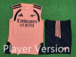 Player version 2026-27 Arsenal Orange Vest Soccer Uniform