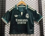 2026-27 Real Madrid Away Green Women Short Soccer Jersey AAA