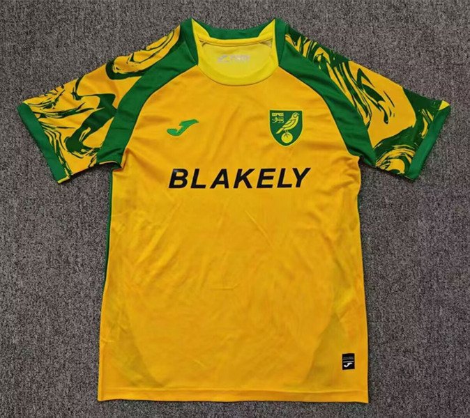 psc (2) 2026-2027 Norwich Home Yellow Soccer Jersey AAA - Image 1
