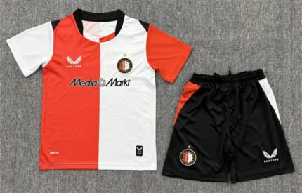 2026-2027 Feyenoord Home Red Black Soccer Uniform