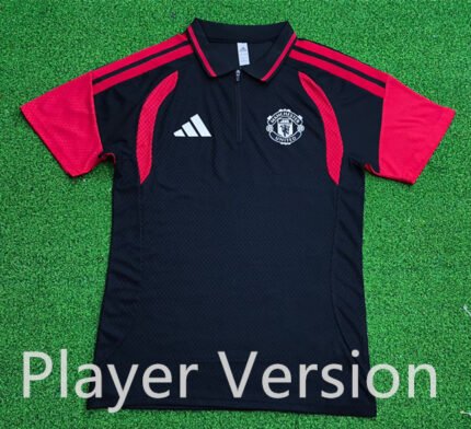 Player version 26-27 Manchester United Black Soccer Jersey AAA